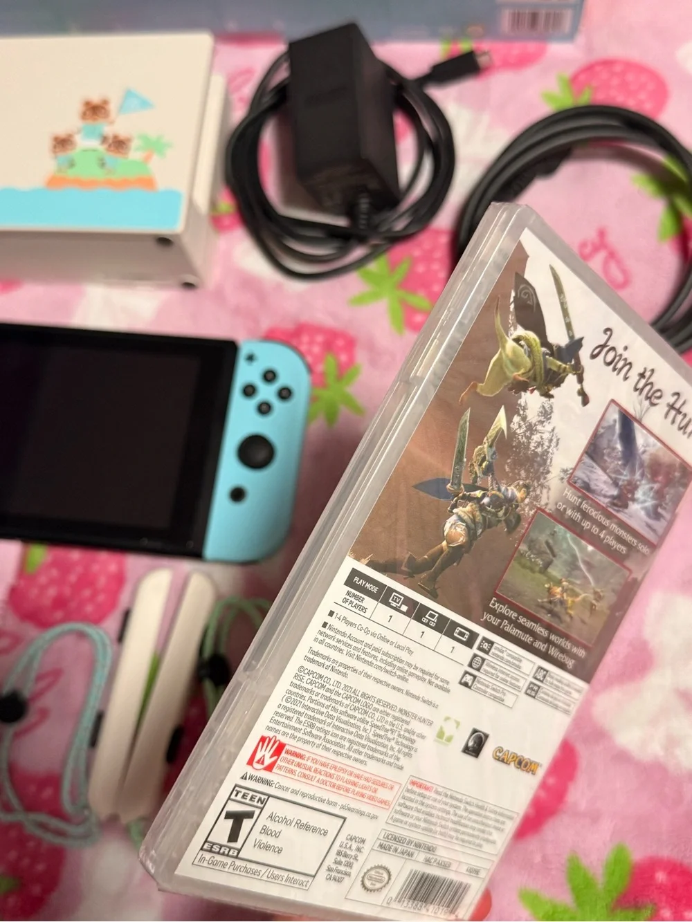Nintendo Switch Animal Crossing Special Edition Bundle – 4 Joy-Cons + Sealed Gam